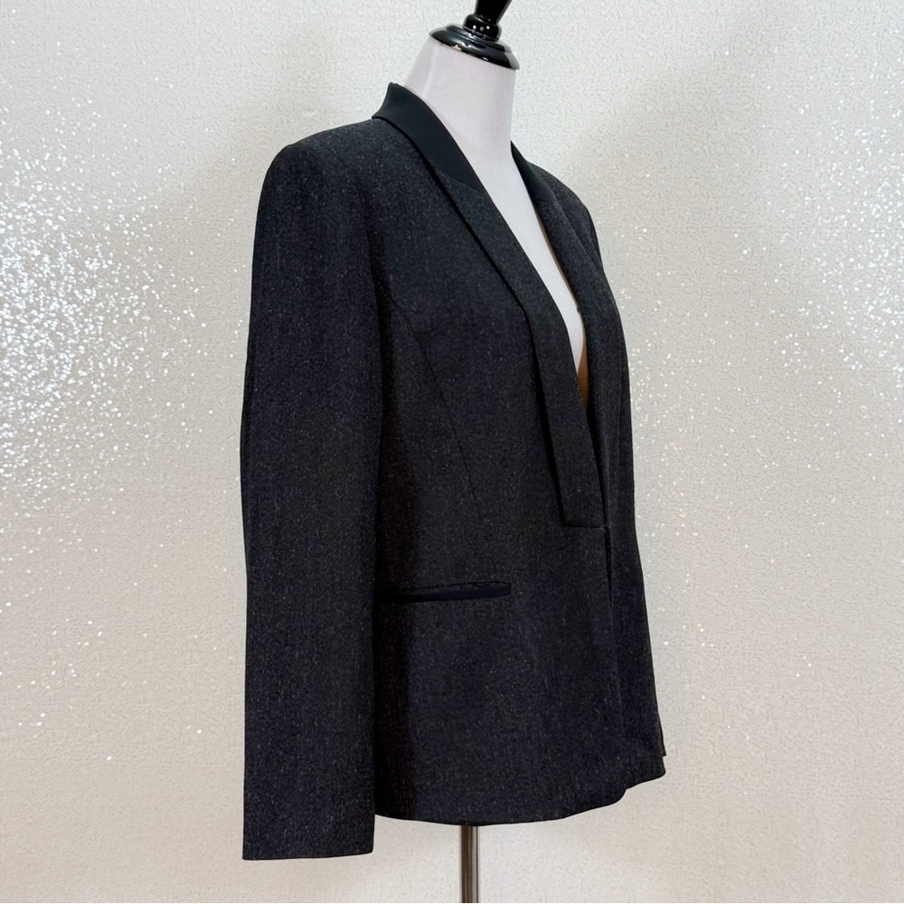 Antonio Melani Black Structured Blazer Jacket Size 14 Career Office Business - Picture 7 of 11